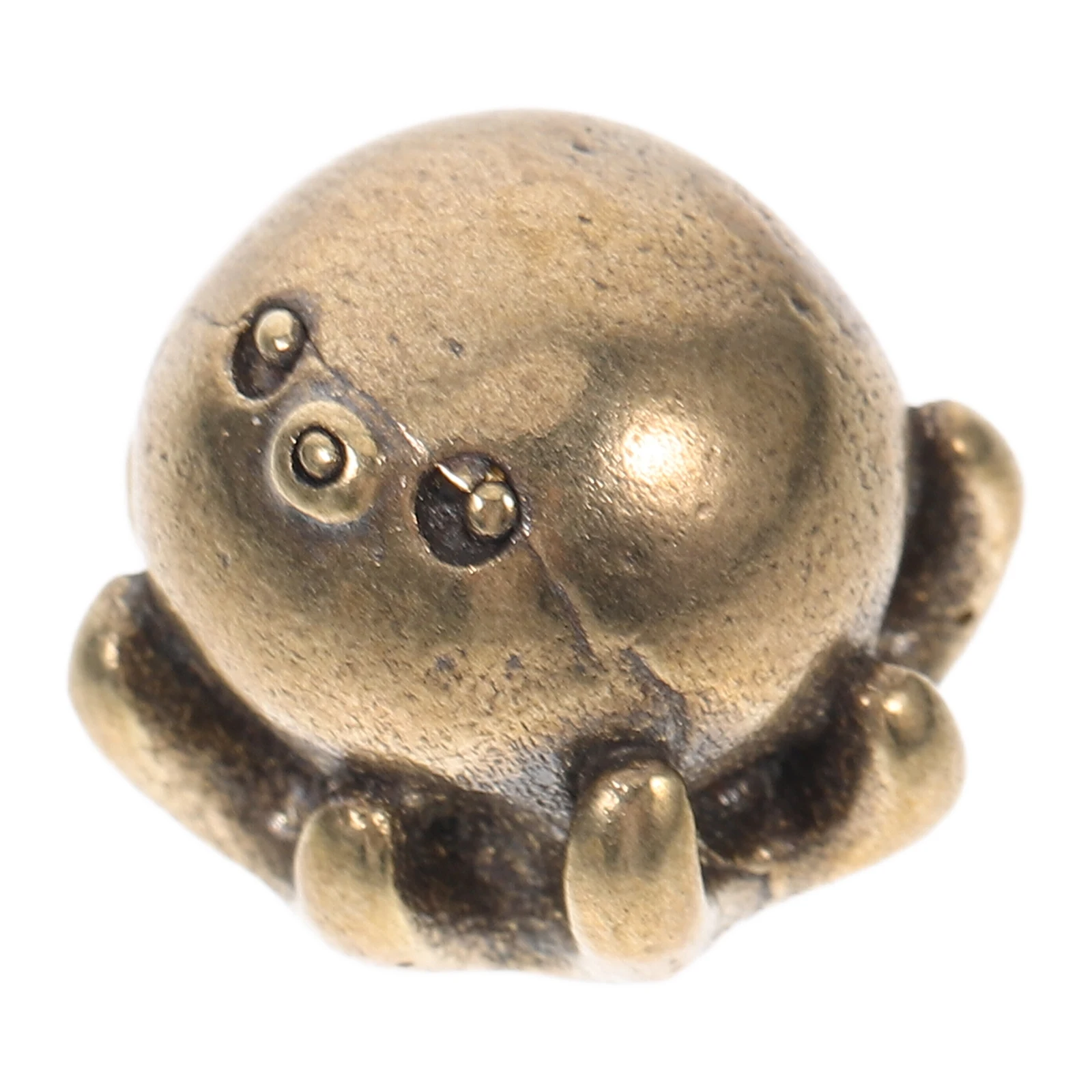 

Exquisite Brass Octopus Sculpture Adorable Design Unique Decor Piece for Home Office Tea Pet Miniature Display