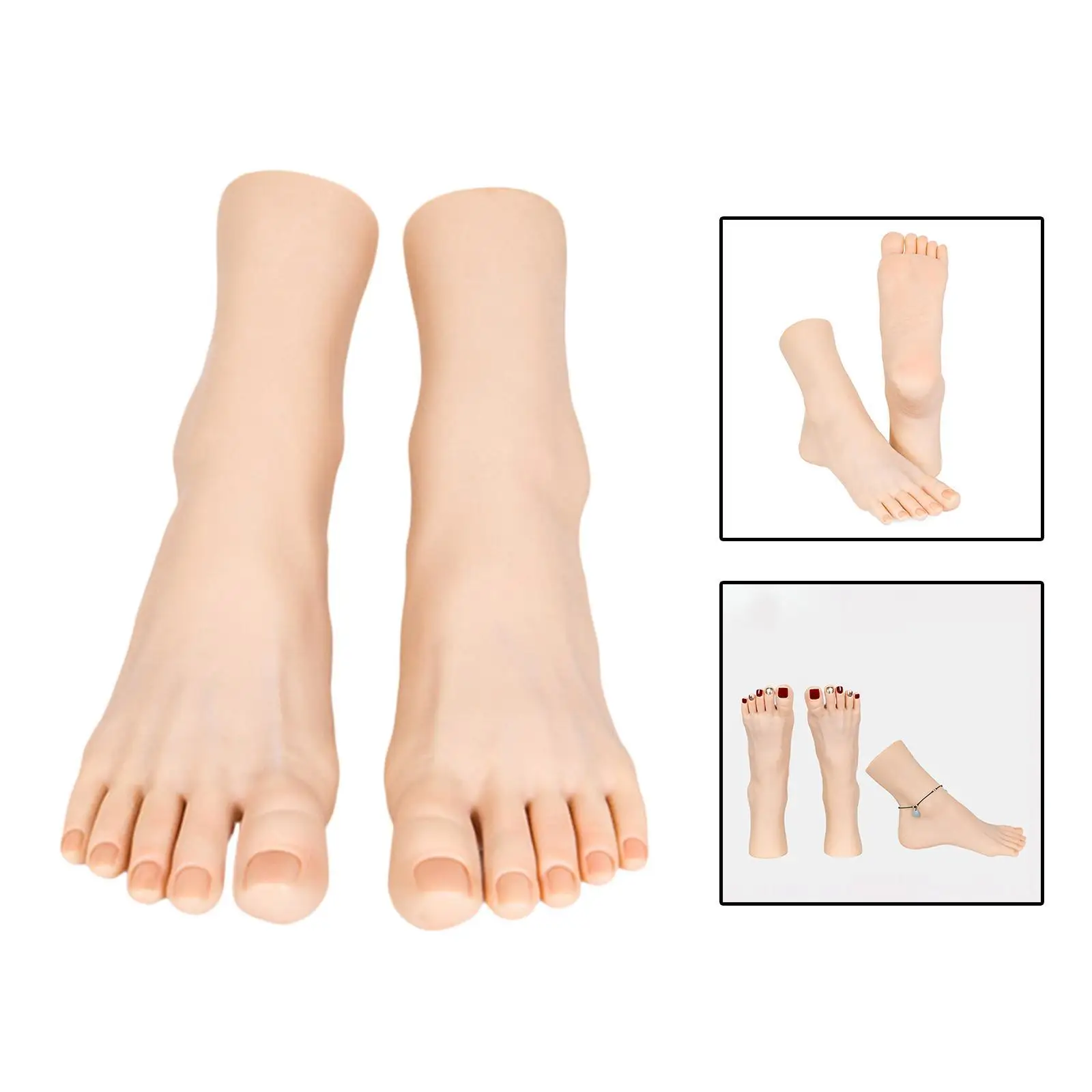 נעליים צמיד קרסול נשים צילום prop קרסול נעליים גרב תצוגה הרגל מודל עבור תכשיטים גרביים תצוגה הביתה