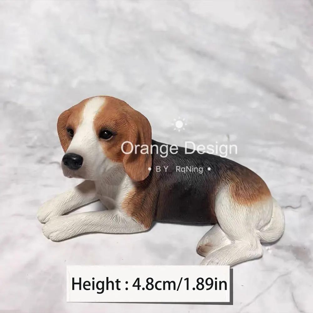 

Beagle Silicone Mold 3D Animal Mold Hunting Dog Souvenir Plaster Epoxy Mold Pet Dog Mold