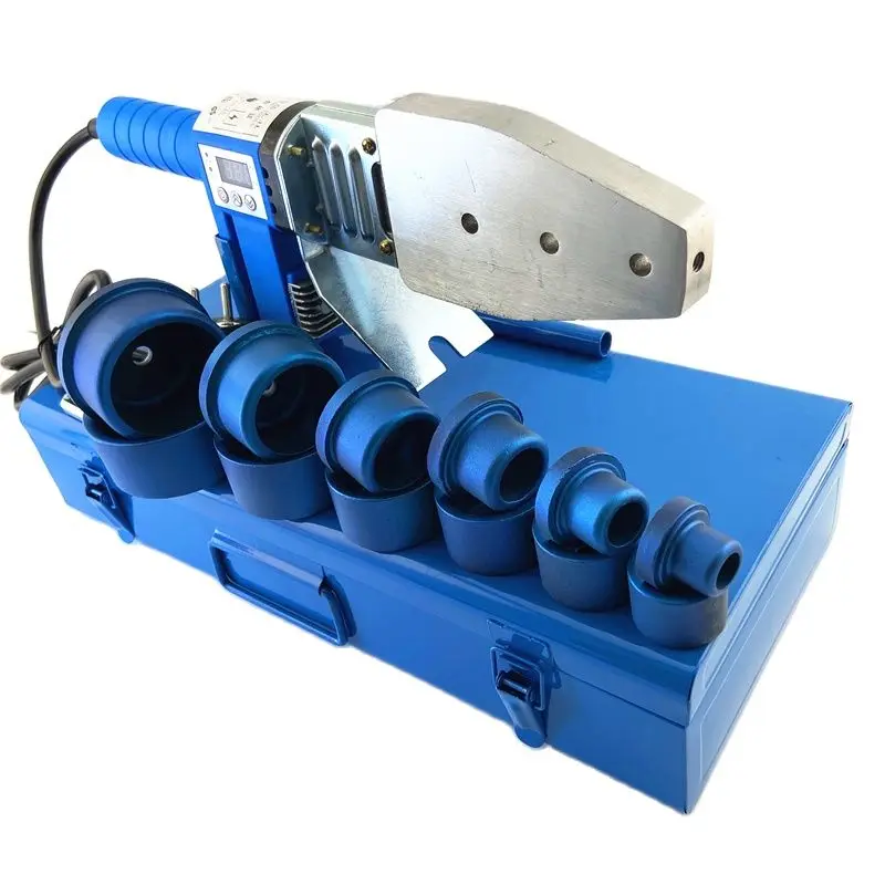 SX63 Blue 1 Set New 1200W Plastic Water Pipe Welding Machine PPR Hot Melt Machine Digital Temperature Control  For 20-63mm Pipes