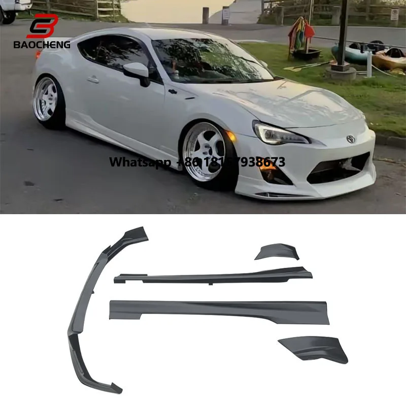 

For Gt86 Body Kit with Front Lip Side Skirt Rear Bumper pp Material High-performance Car Parts