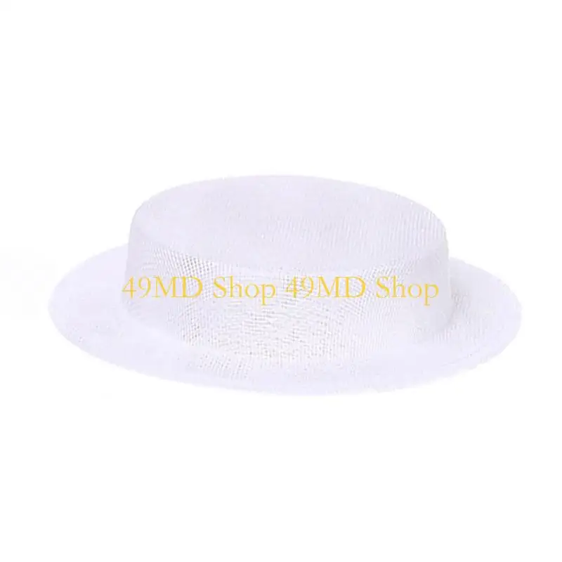 49MD Fascinator Base 1920s Tophat Accessories for Bride Wedding Party for Women Cocktail  Party Headwear