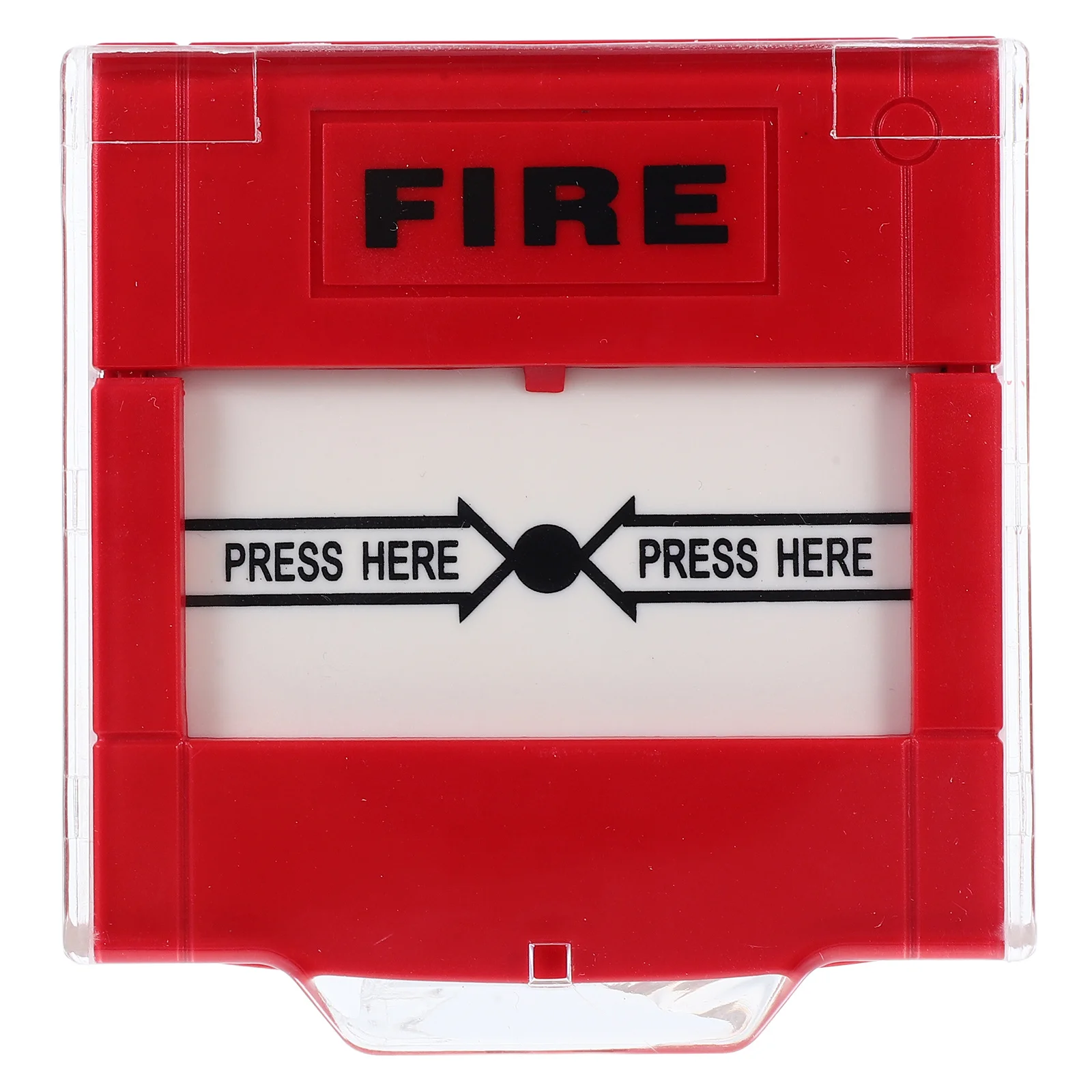

Resettable Manual Fire Alarm Button Bright Color Emergency Alarm Switch Easy Installation Fire Emergency Button for Home