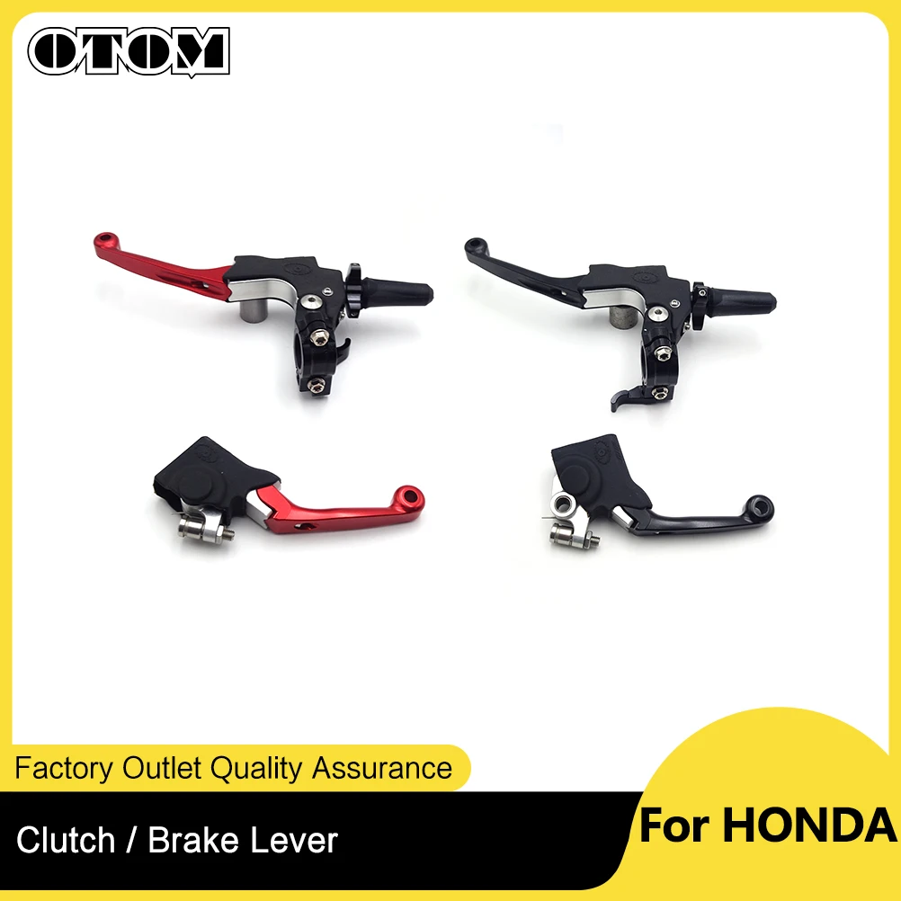 OTOM Motorcycle Folding Brake Clutch Lever For HONDA CRF250R 450R 450RX 2007-2023 250RX Motorbike Accessoies