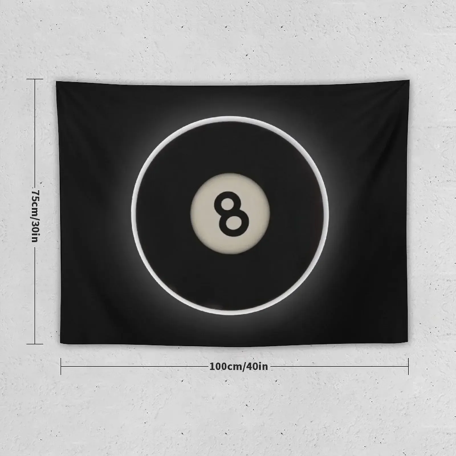 Eight ball eclipse Tapestry Room Aesthetic Decoration For Rooms Bed Room Decoration Wall Art Tapestry