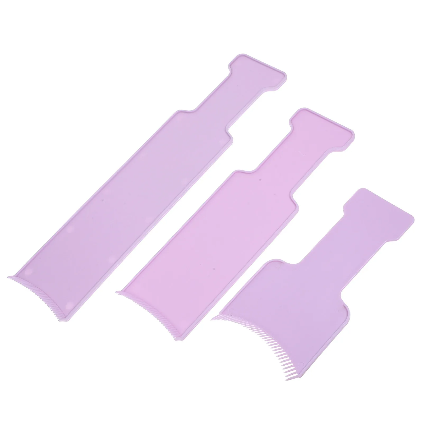

3Pcs Hair Highlighting Boards Portable Coloring Paddle for Precise Dye Application Salon Grade Hair Coloring Tool Hairdressing