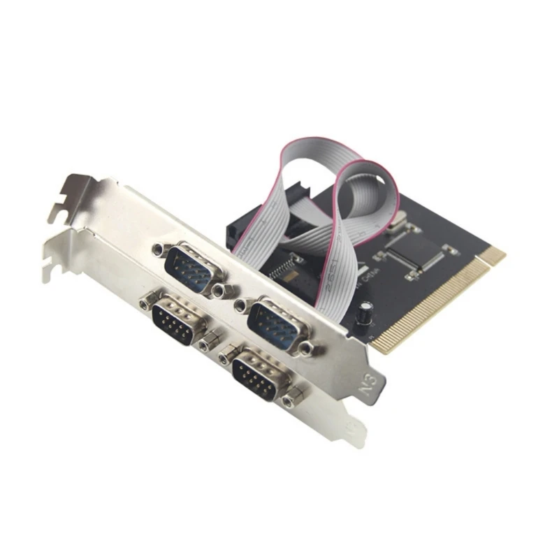 PCIE — 4 порта. Последовательный порт RS232 — плата расширения PCIE. Плата последовательных контроллеров.