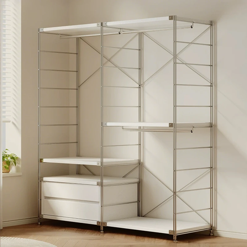 Partitions Modern Closet Space Saving Simple Minimalist Nordic Clothes Wardrobe Organizer Storage Armario Lounge Suite Furniture