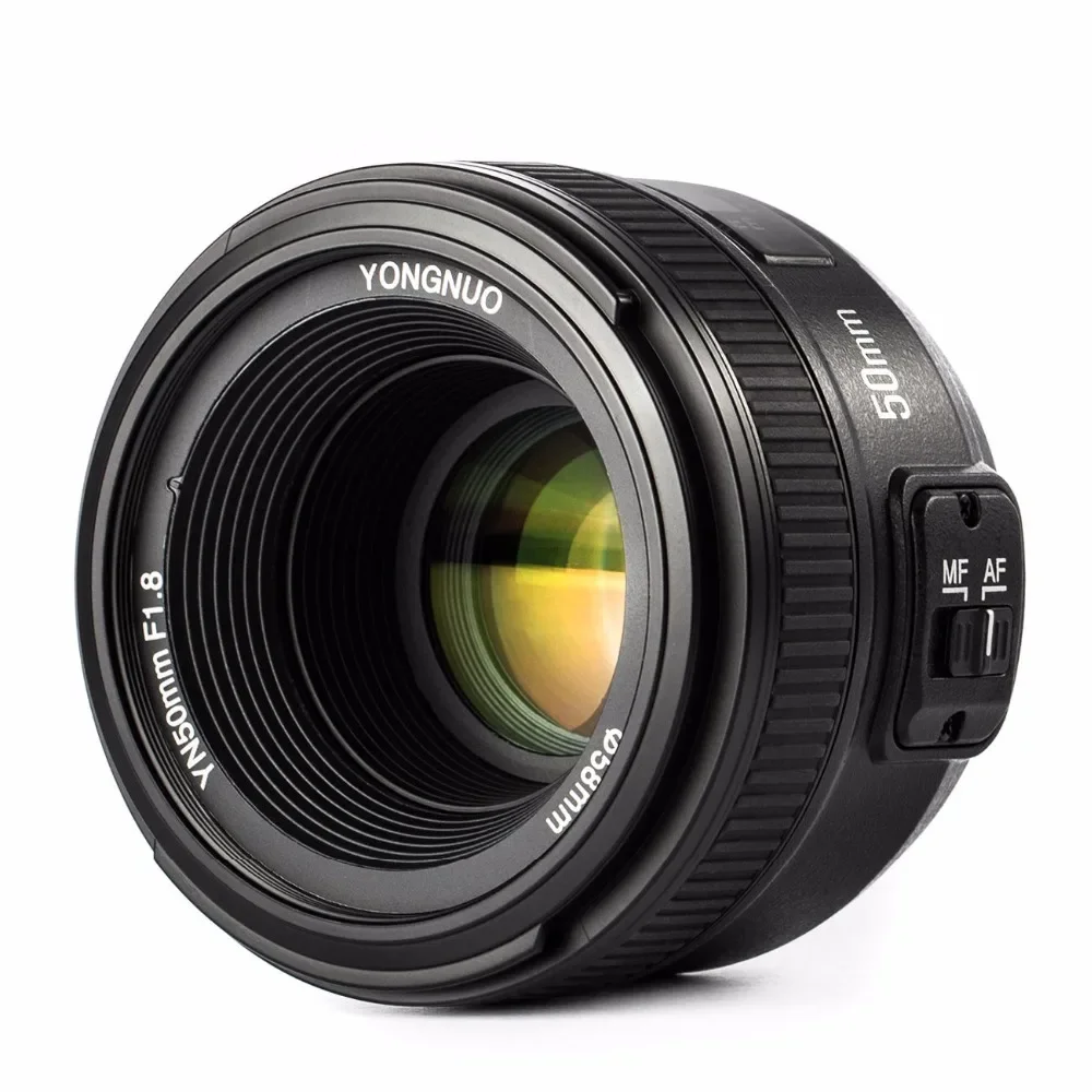 Yongnuo YN50mm F1.8 N AF Lens Larger Aperture Auto Focus for Nikon DSLR Camera New D7200 D5300 D5200 D750 D500 D4s