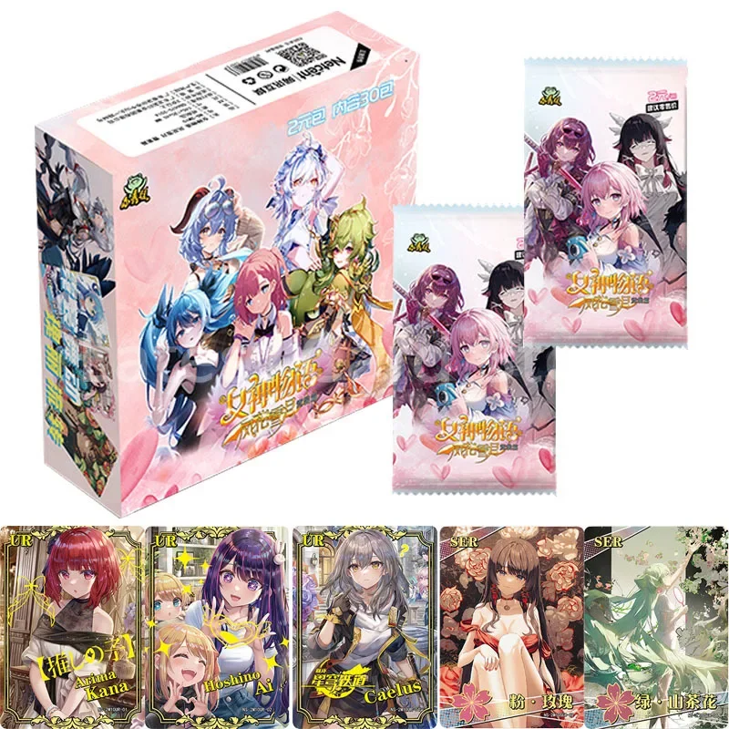 

New Goddess Story Series Booster Box Anime Peripheral Popular Girl Rare UR SER PTR Cards Collection Game Toy Kids Birthday Gift