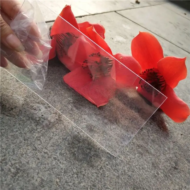 1mm Thickness Flexible Plastic PET Transparent Sheet for Table Cover 1 roll