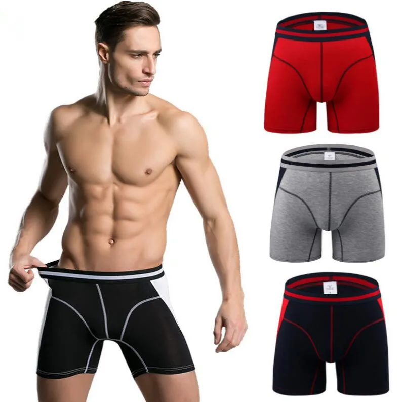 4Pcs Men\'s Boxer Shorts Summer Fashion Color Blocking Modal Breathable Beach Pants Elastic Non-slip Comfortable Boxer Briefs