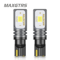 2x T10 CANBUS No ERROR W5W 168 194 3570 Chip LED 72W Auto Indicator Replacement Light Wedge Parking Bulbs Lamps Car Light Source