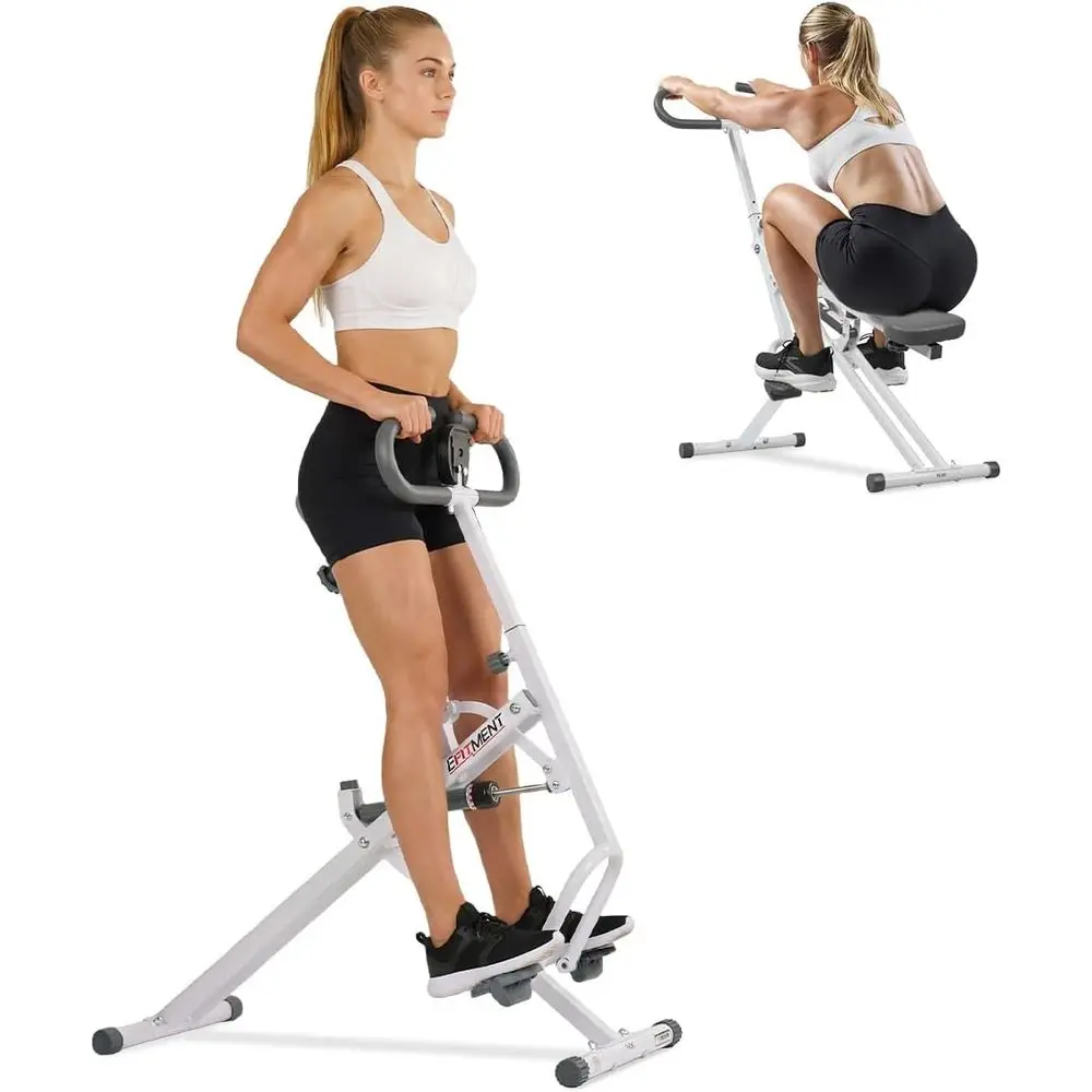 

Rower-Ride Squat Machine, Squat Assist Rower for Glutes and Thighs, Home Exercise Trainer Full Body Workout Machine for Women