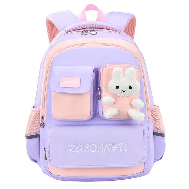 Mochilas escolares de grande capacidade para crianças, mochilas multibolso para crianças, meninos e meninas, mochilas escolares leves para alunos da primária