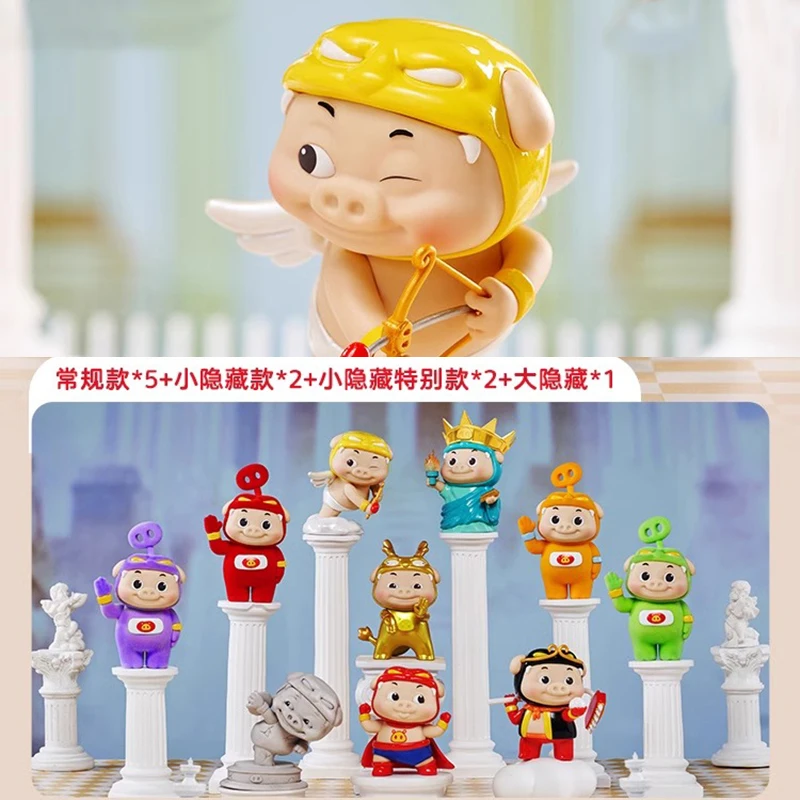

Hot Authentic Toptoy Piggy Hero Ggbond Classic Second Bullet Series Mysterious Blind Box Handmade Trendy Ornament Birthday Gift