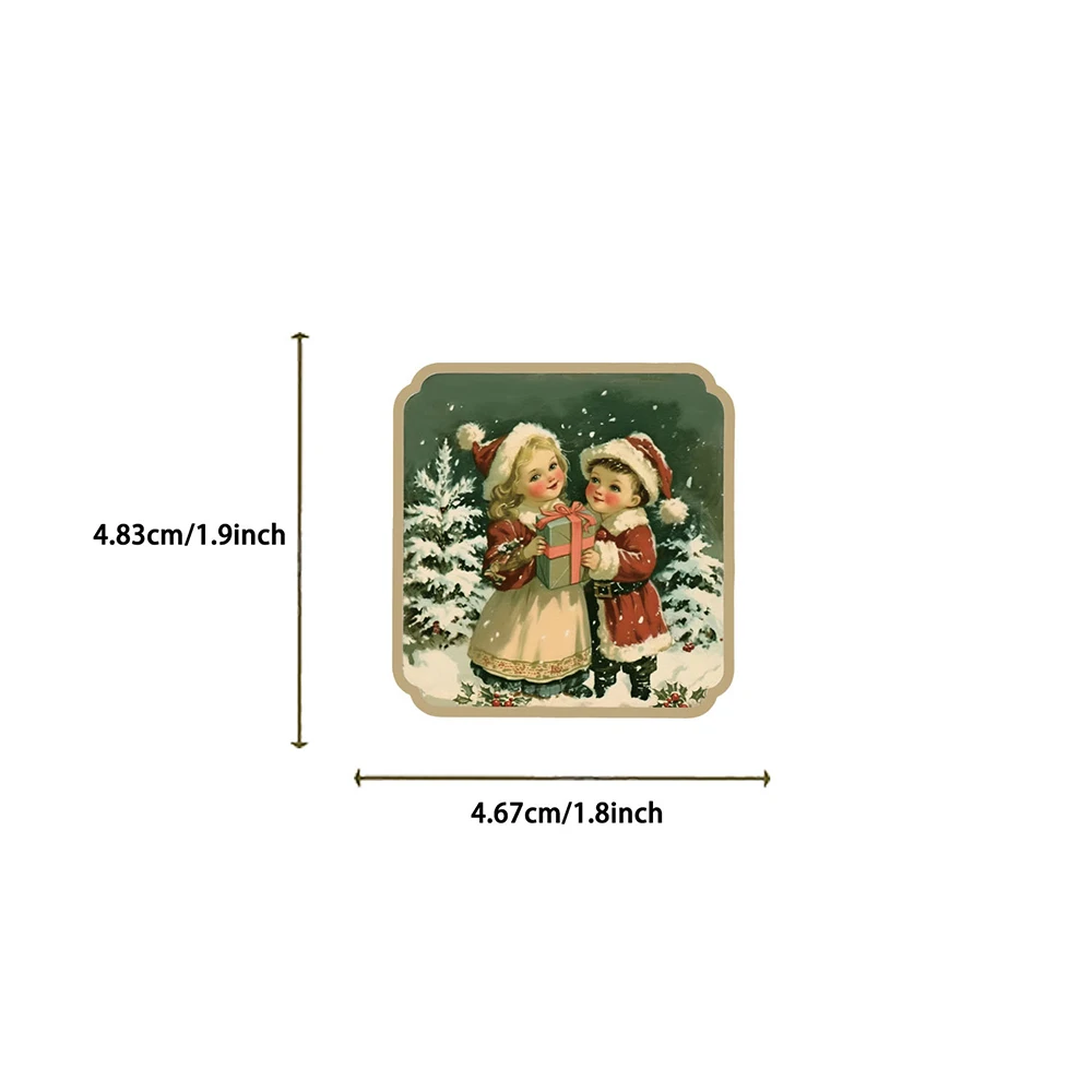 10/30/50 stücke Retro Weihnachten Santa Claus Graffiti Aufkleber Ästhetische Cartoon Aufkleber Gepäck Telefon Laptop Aufkleber Dekoration Geschenk