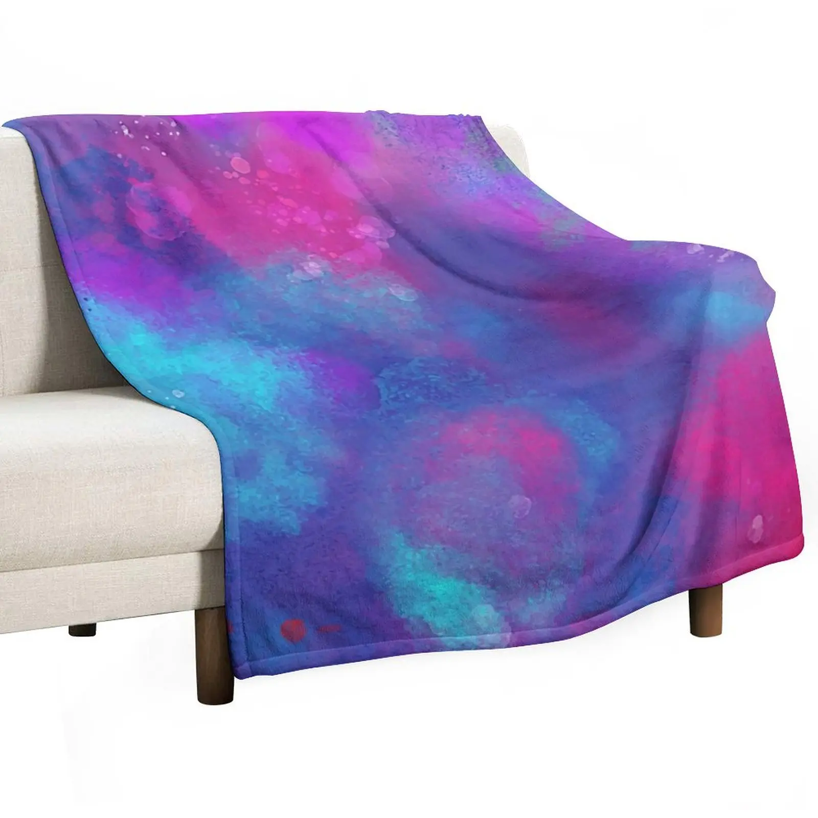 

Watercolor Throw Blanket for winter Kid'S Comforter Polar Blankets