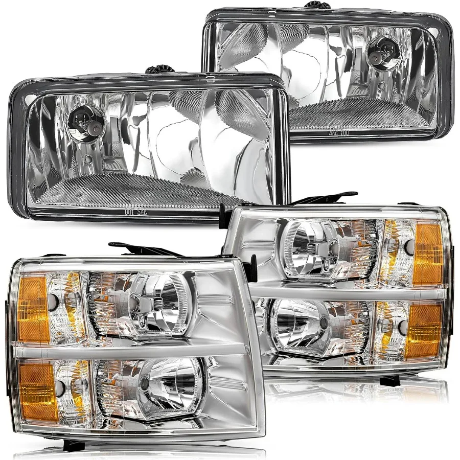 

Комплект пар противотуманных фар в сборе для Chevy Silverado 1500 и 20072014 Silverado 2500 3500 HD галогенный OE Style Fa 20072013