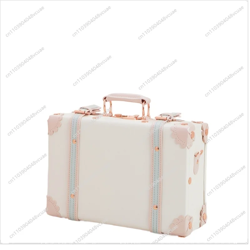 

For 2023 Vintage Suitcase Carry on Case Hardside Rolling Spinner Retro Style for Travel Hand Case