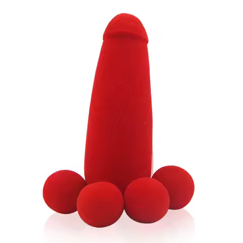 {YY30} 1 Set Small Sponge Brother Magic Tricks 4pcs Red Sponge Balls Funny Gadgets