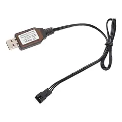 Kabel do ładowarki USB akumulatora 7.4V 3 Pin Smart 500MA ze złączem SM-3P do helikopterów samochodowych RC zabawki zdalnie sterowane łodzi