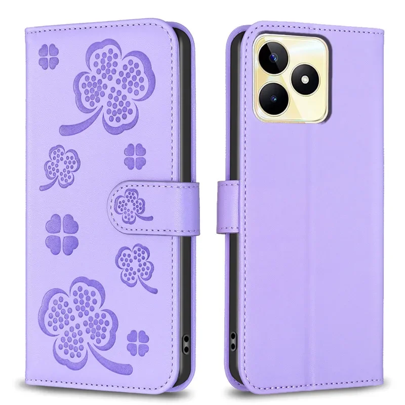 Magnetic Leather Case on For OPPO Realme C53 C51 C55 C33 2023 C35 C 53 51 RealmeC51 RealmeC53 Cases Flip Wallet Cover Bags Stand image 2