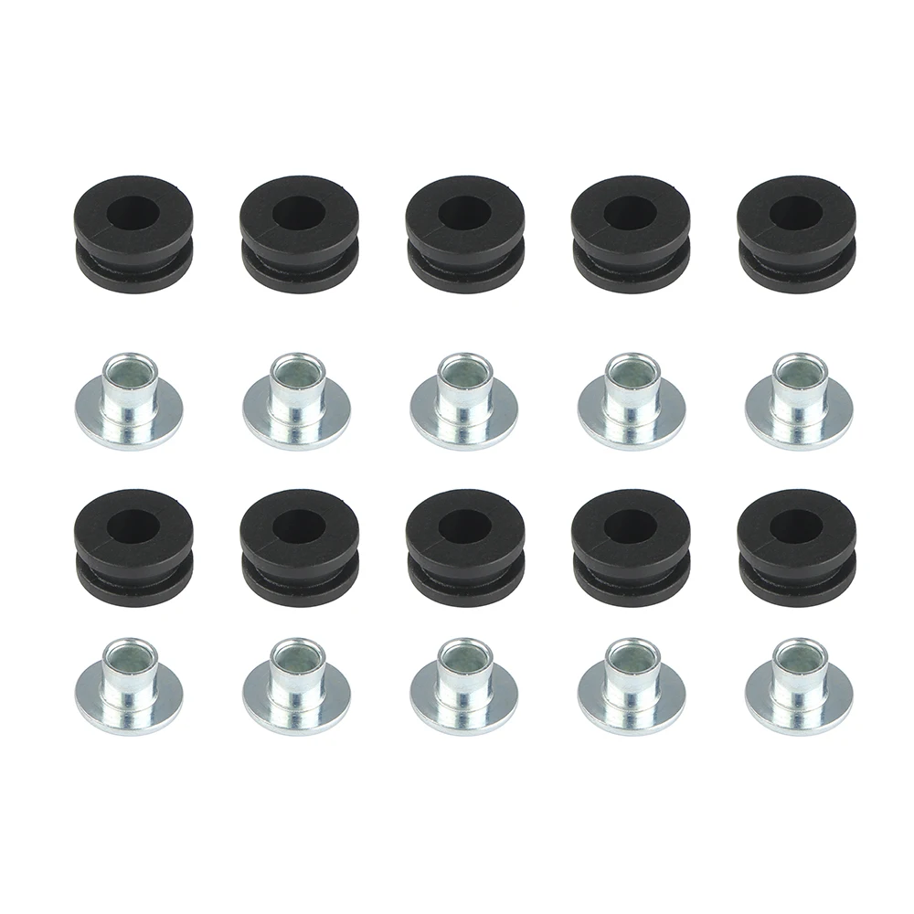 10/20/30 Pcs/Set Motorfiets Rubber Grommets Bolt Kit Overdrukventiel Kussen Accessoires Voor Honda Yamaha Suzuki Kawasaki model