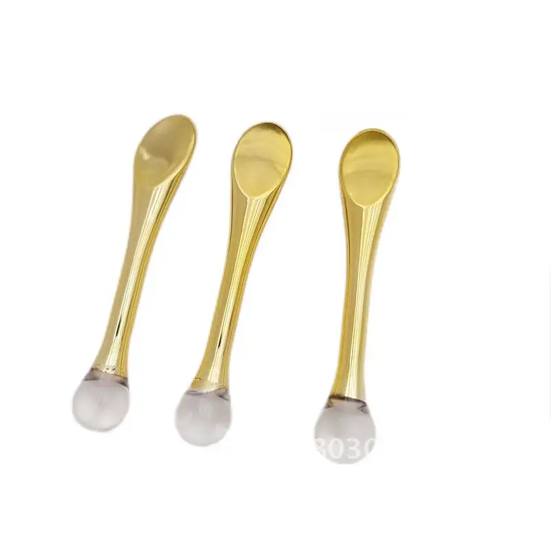 10pcs Mini Eye Cream Massage Stick Silicone Plastic Multi-Functional Beauty Device Non-Electric Eye Care Spoon