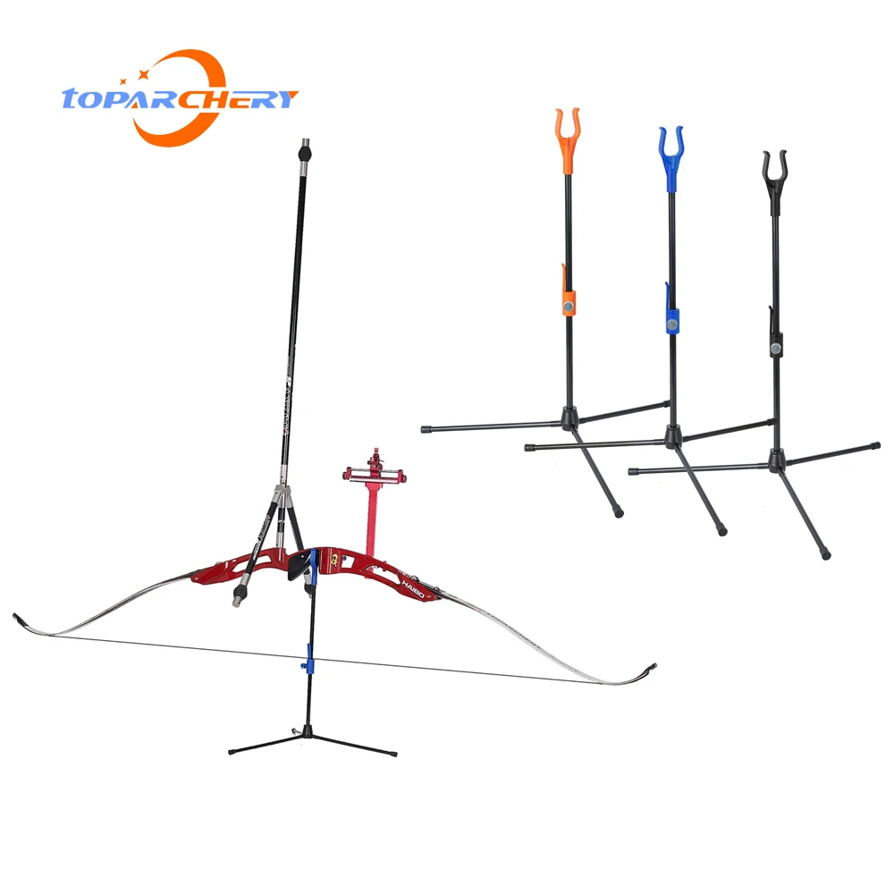 

Archery Bow Stand Recurve Bows Holder Easy Folding Removable Stander for Archery Hunting Shooting Sports 3 Colors