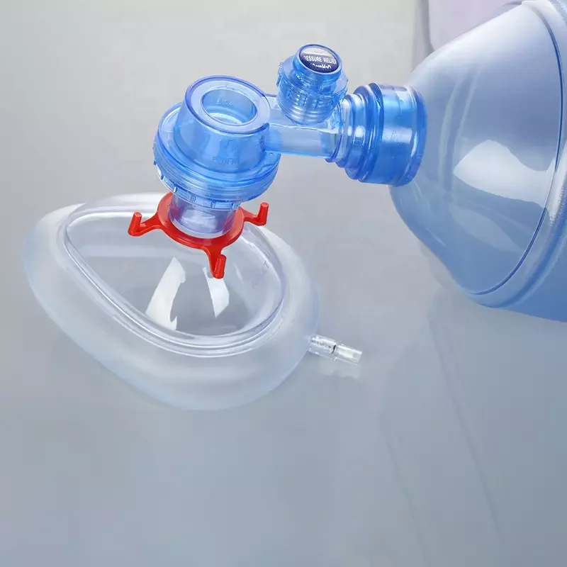 الطبية المتاح المحمولة الكبار Pediatirc الرضع استخدام Ambu حقيبة PVC السيليكون دليل الإنعاش عدة