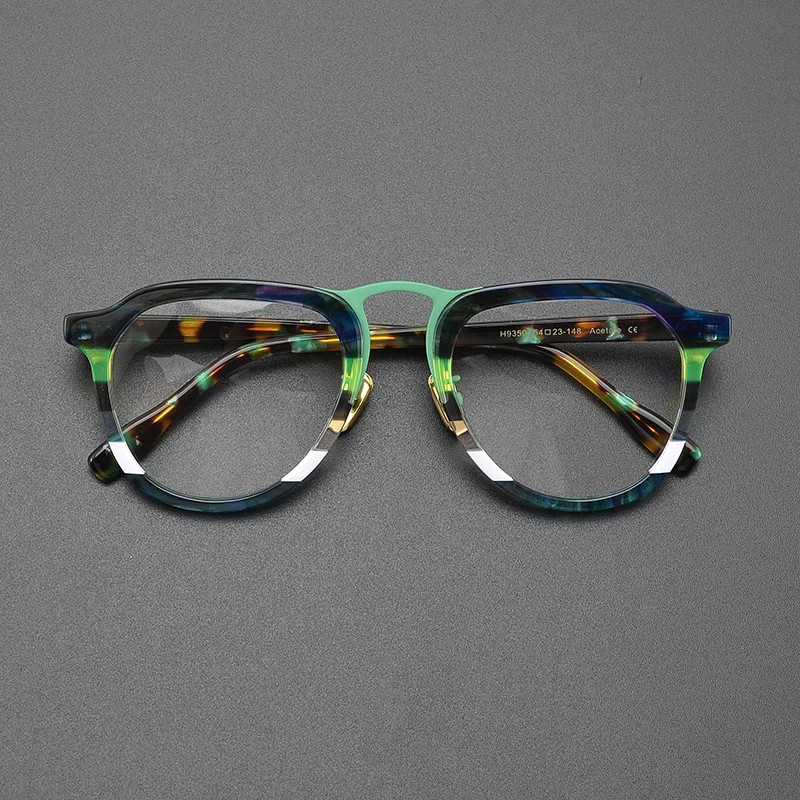 Spell multicolor fashion aviator glasses frame literary niche retro designer personality optics prescription myopia glasses