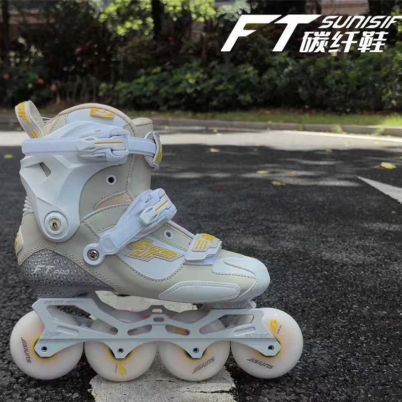 

Carbon Fiber Roller Skates sunisif Inline Skates Professional Adult Kids Roller Skating Shoes Slalom Sliding Skating Patins