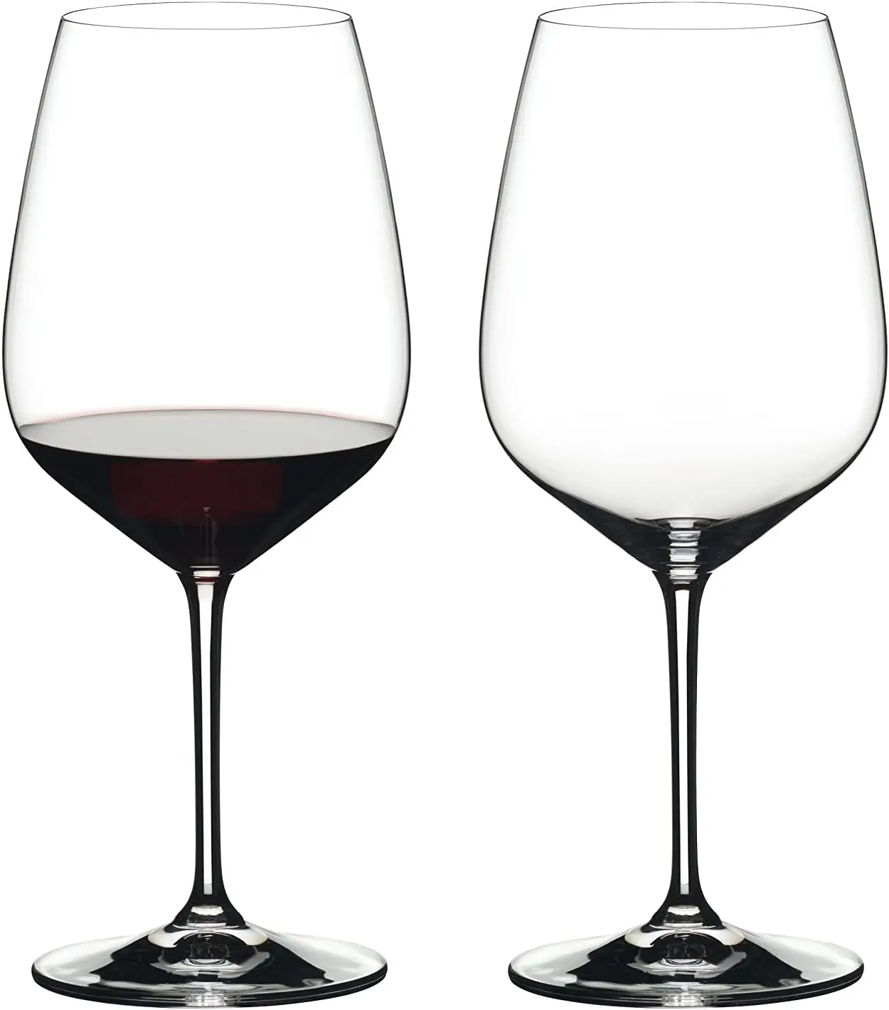 

Elegant Heart-Shaped Cabernet Sauvignon Wine Glasses Set of 2, Perfect for Romantic Gifts and Fine Dining