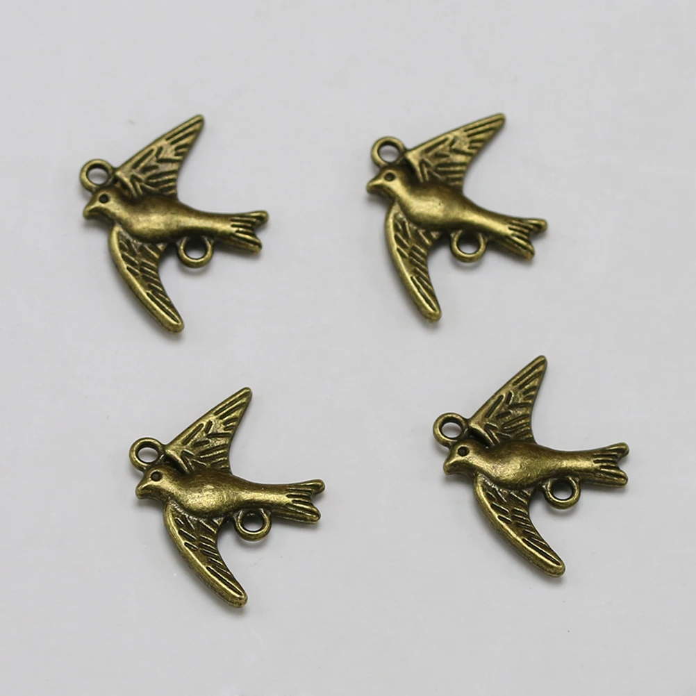 

20pcs Alloy Dove Pendant Jewelry Making DIY Charms Necklace Bracelet Earrings Accessories Durable Workmanship Pendant Set