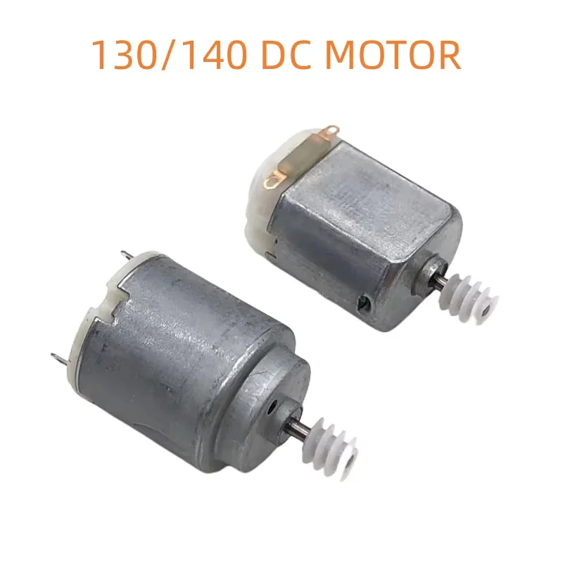 

Mini DC Motor 130/140 With Worm Gear Plastic Gear DC3V5V6V DIY Toy Motor