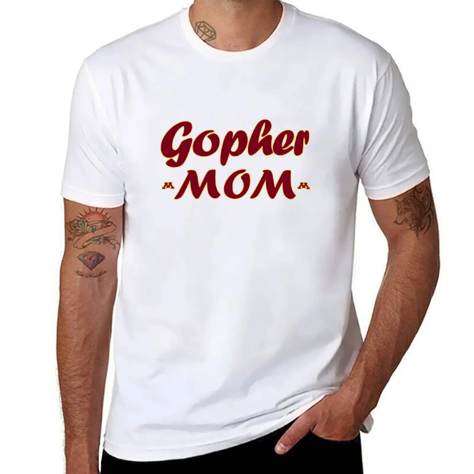 

Gopher Mom T-Shirt anime tshirt t shirts for man graphic funny t shirts for man slim fit T-Shirt