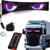 35.3in Smart Control LED Display Car Windshield Eyes LED Matrix Pixel Panel Display Evil Eyes LED Screen For The Car Windshield