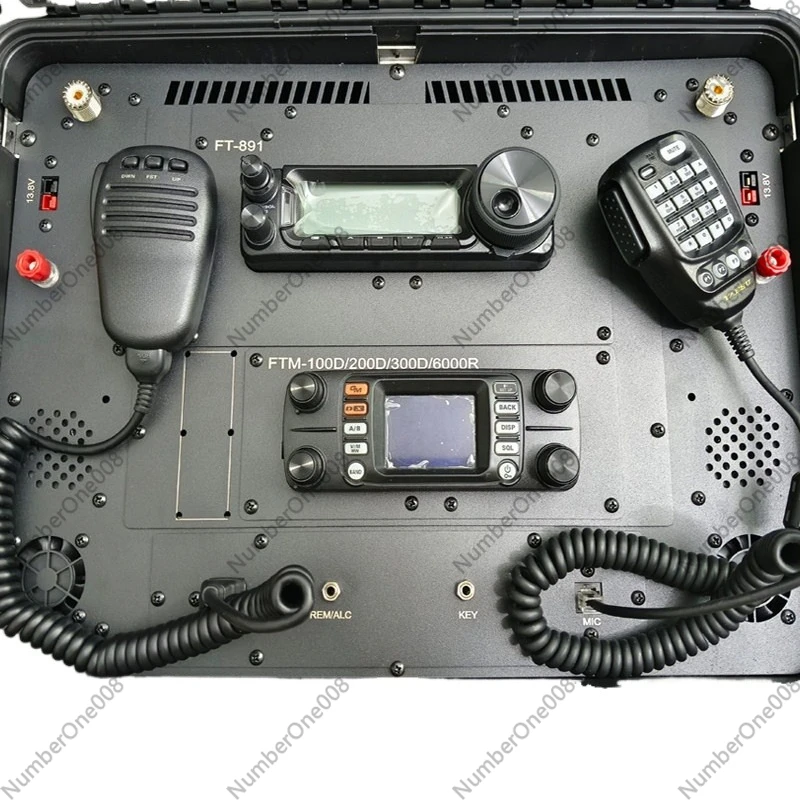Integrated Communication Expansion Case, DIY Development Enclosure Compatible with Yaesu FT891 For ICOM IC-705 Ham Radio
