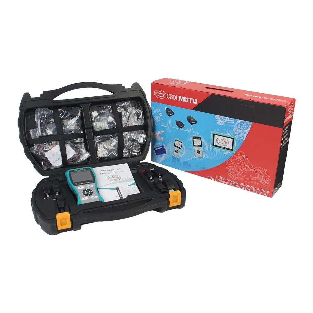 OBDEMOTO 500PRO Update Version of MST-500 New Motorcycle Scanner Motorbike Code Reader Can ECU Remap Function