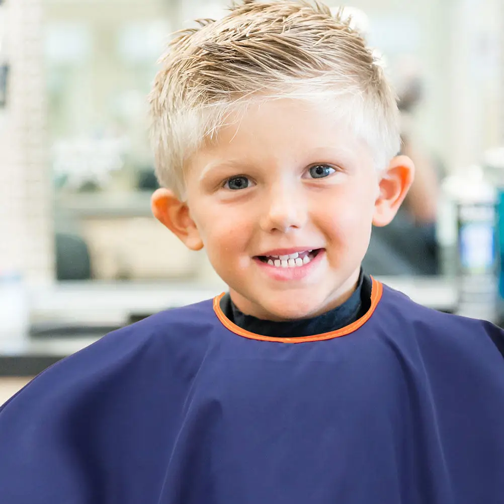 

10Pcs Children Haircut Cape Waterproof Lightweight Salon Apron Foldable Compact Kids Hairdressing Cloak Barber Hair Styling