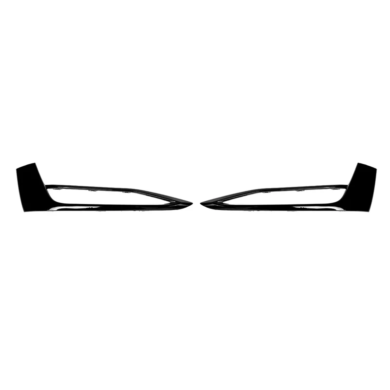 

A73P-For BMW 5 Series G30 G38 Sport 2016-2020 Pair Front Bumper Fog Light Grille Trim