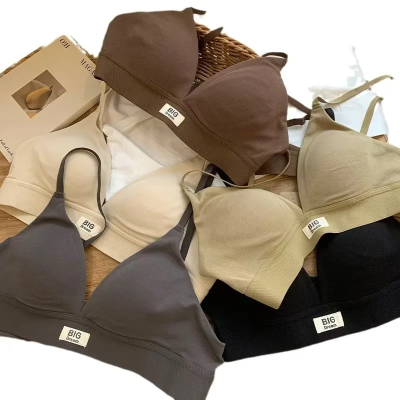 ชุดชั้นในสตรีสามเหลี่ยมฝรั่งเศสถ้วยหน้าอกเซ็กซี่ Underwire Bra บาง