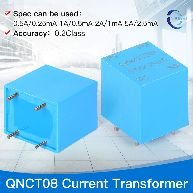 Микротрансформатор-тока-qnct08-5А-25мА-1-2000-5А-5мА-1-1000-5А-20мА-1-250-датчик-тока-для-монтажа-на-печатную-плату-производство-трансформаторов-тока