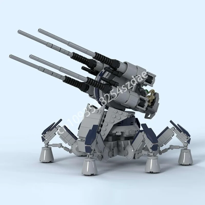 

791 шт. MOC CIS анти-самолет артиллерийская звезда боевая модель строительные блоки DIY креативный кирпич рождественские подарки детские игрушки на день рождения