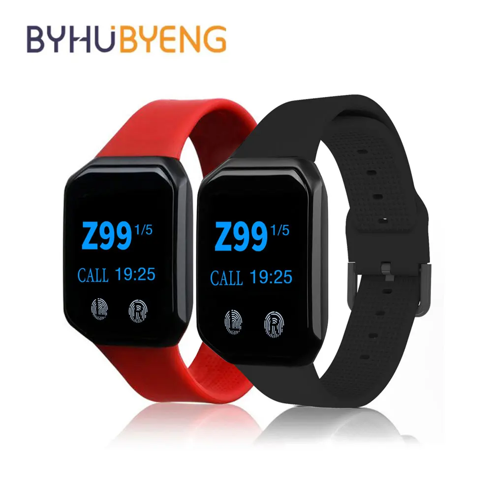 BYHUBYENG Waterproof Restaurant Paging  Only 2  Wrist Watch Receiver Wireless Waiter Calling Bell System For Customer No Buttons