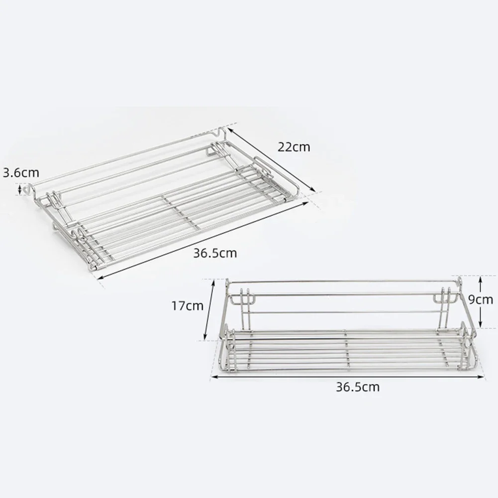 

Outdoor Gatherings Drain Basket Basket Outdoor Accessory Foldable Design Rust-Free Design Stainless Steel Material Compact Size