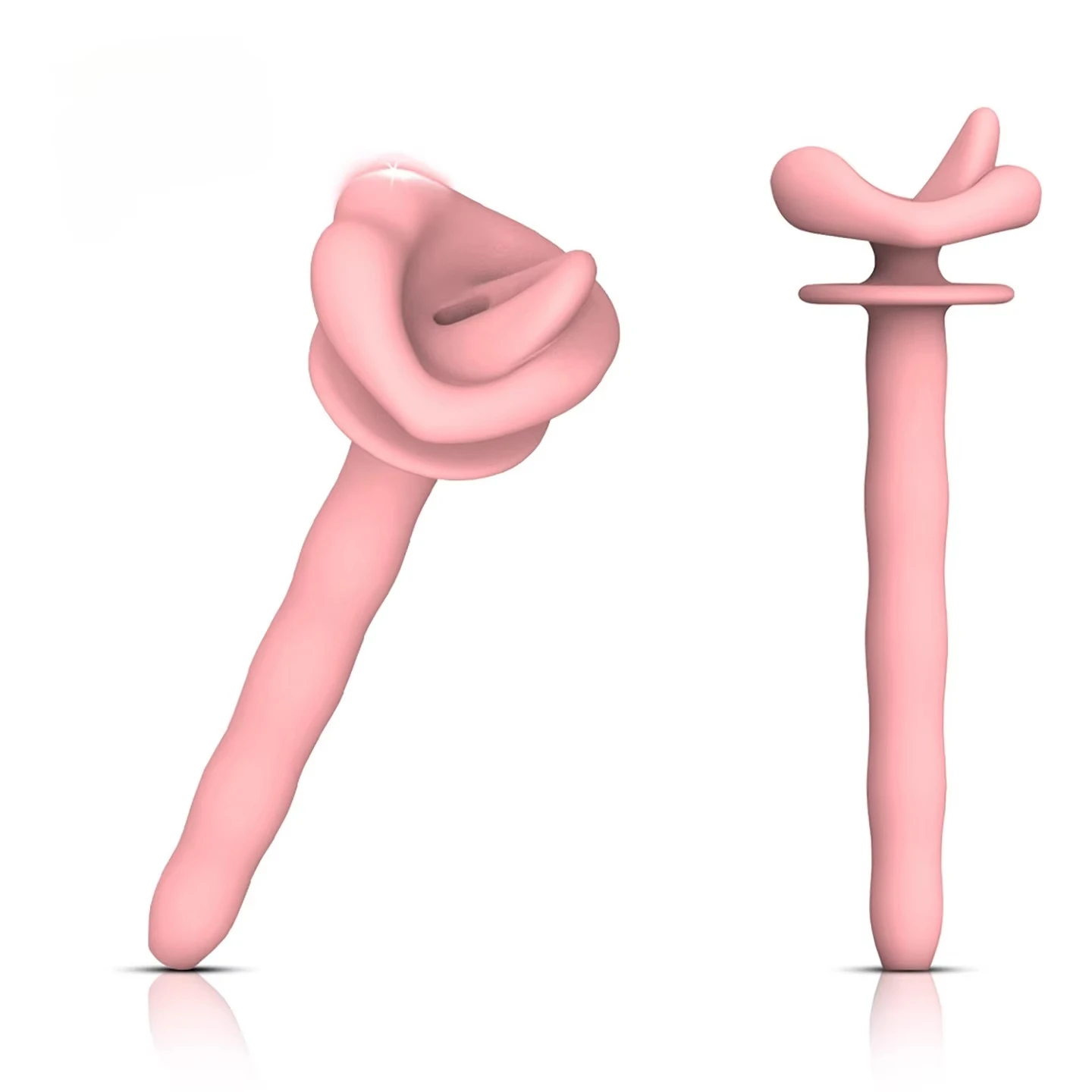 New Silicone Tongue Shaped Hollow Eyebar with Chastity Lock Accessories, Catheter for Men, SM Urethral Stimulation Plug 18+