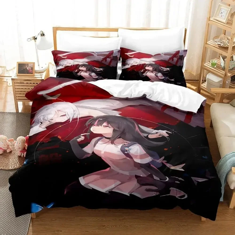 New Akudama Drive Bedding Set Cartoon Anime three-piece set Adult Kid Bedroom Duvet cover Sets 3D Kawaii Girls For Home Textiles