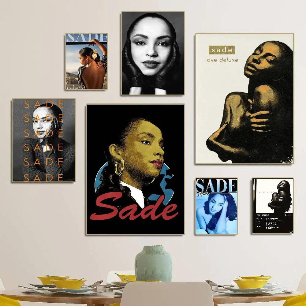 Legendary Singer S-Sade Classic Vintage Posters Vintage Room Home Bar Cafe Decor Nordic Home Decor